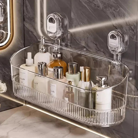Suction Cup Bathroom Storage Rack