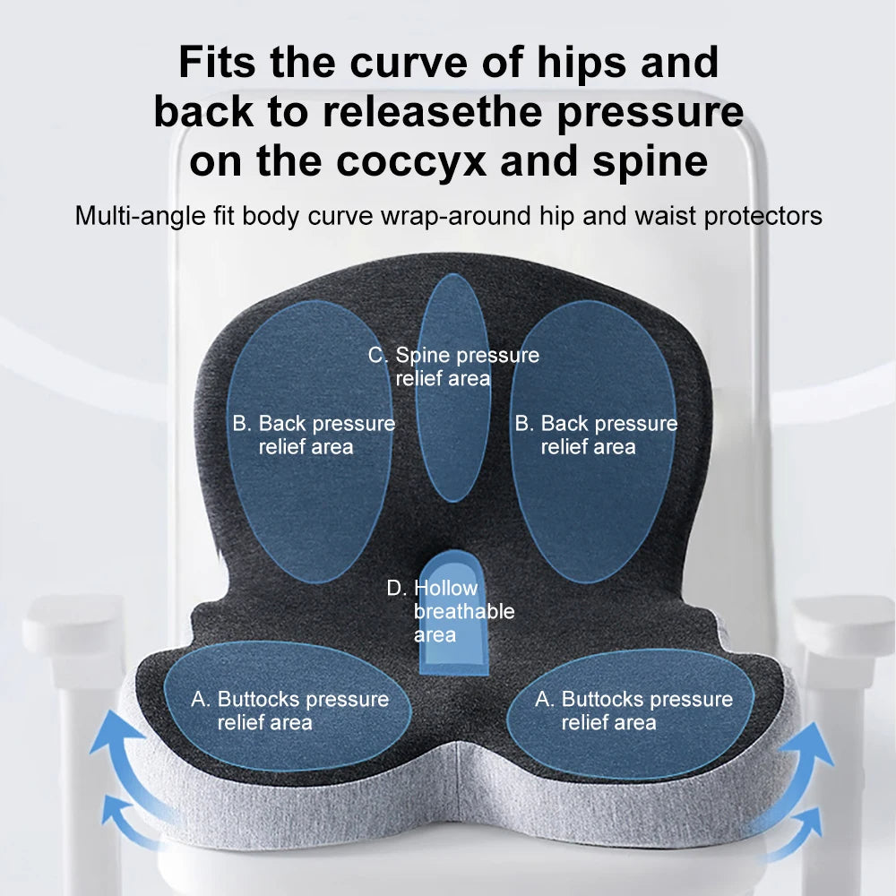 Memory Foam Lumbar Support Cushion