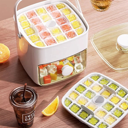 Push-Out Silicone Ice Cube Tray