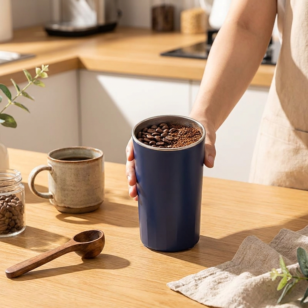 Electric Mini Grinder in use lifestyle