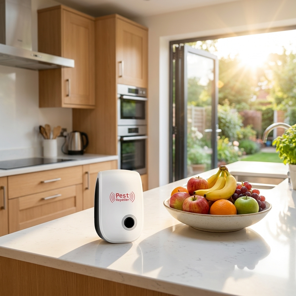 Ultrasonic Fly Repeller in home use
