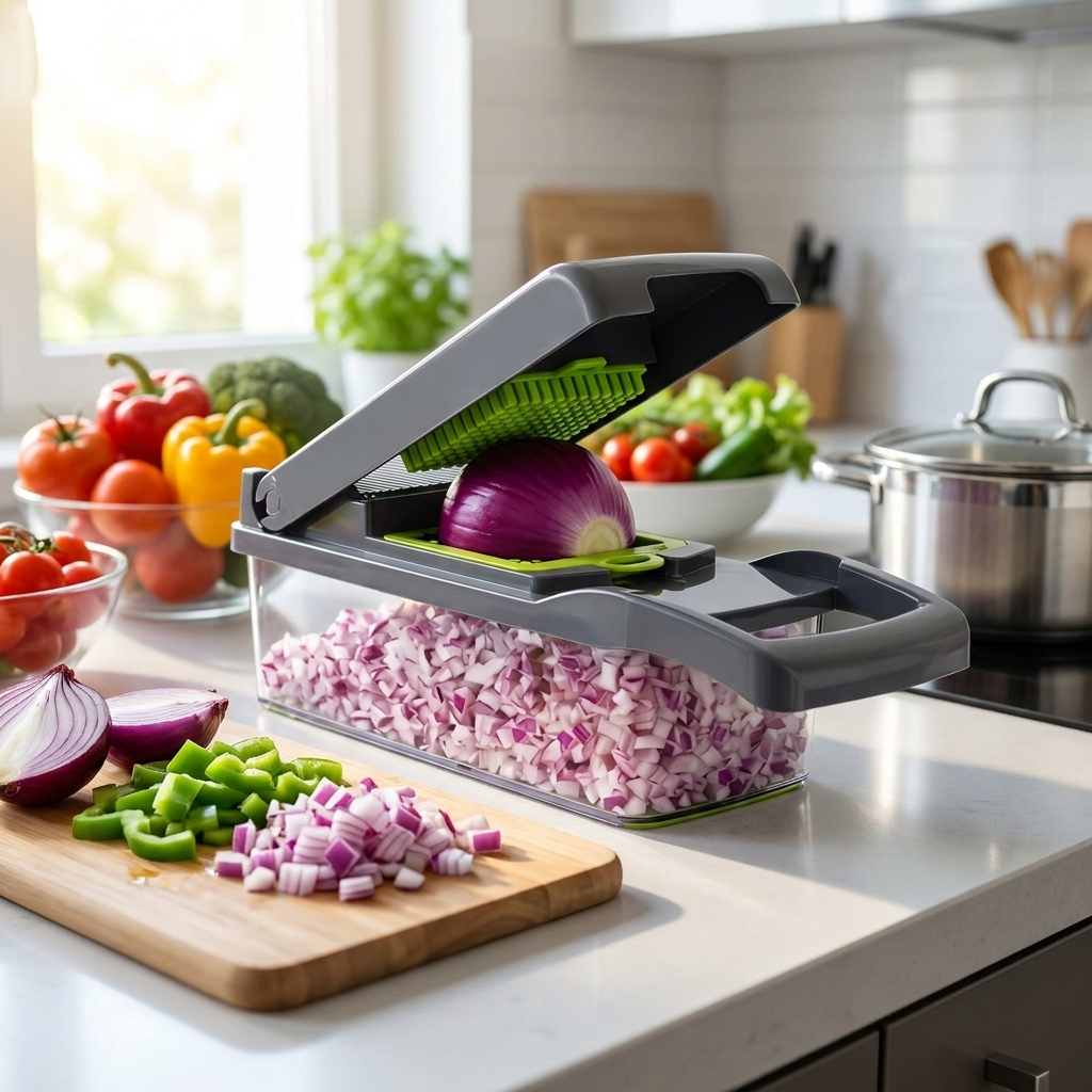 Vegetable chopper lifestyle