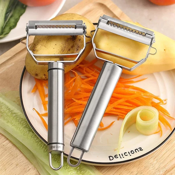 Dual-Blade Vegetable Julienne Peeler
