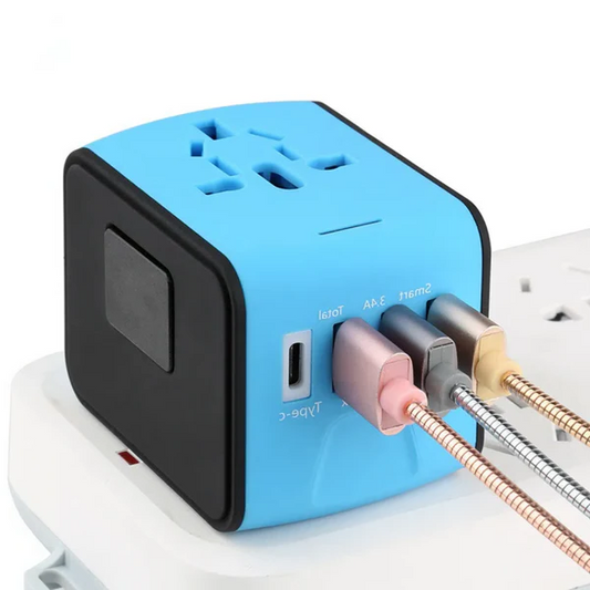 Multi-Port Universal Travel Adapter for Trips