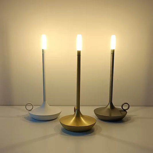 Rechargeable Dimmable Candle Table Lamp