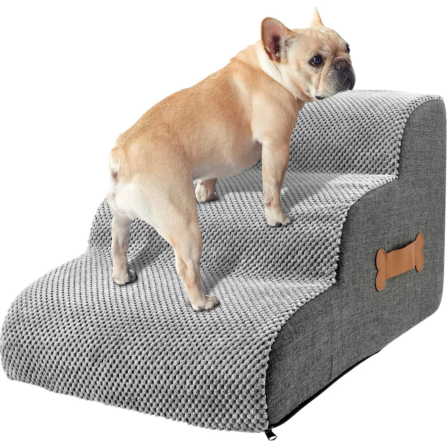 Sturdy Dog Stairs for Easy Bed Access