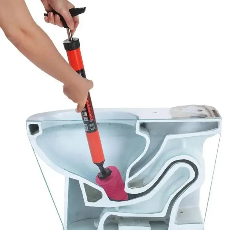 High-Pressure Toilet Plunger for Tough Clogs