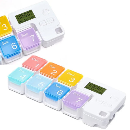 Smart Weekly Pill Organizer With Reminders