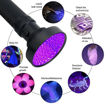 UV Flashlight for Bed Bug and Stain Detection