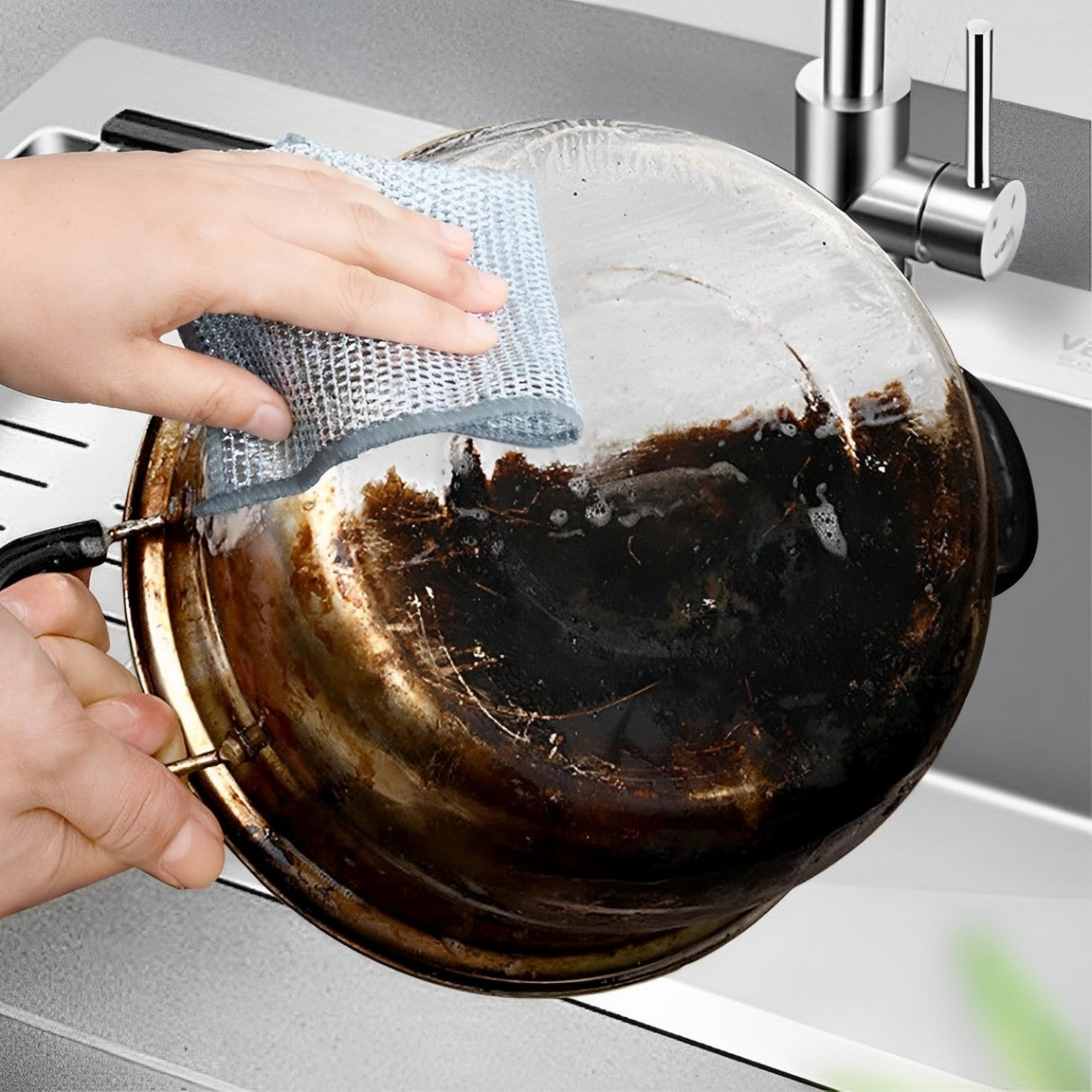 Reusable Microfiber Cleaning Cloths, 20 Pack