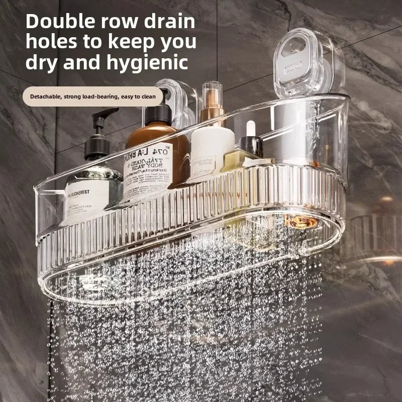 Suction Cup Bathroom Storage Rack