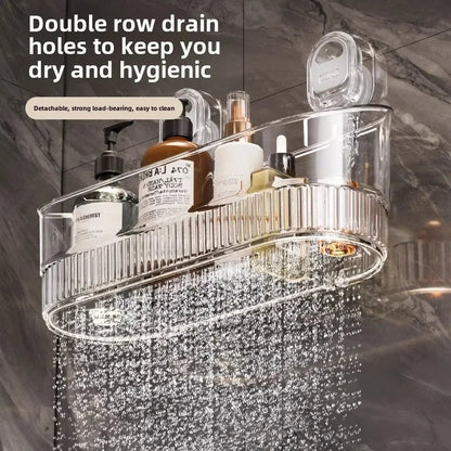 Suction Cup Bathroom Storage Rack