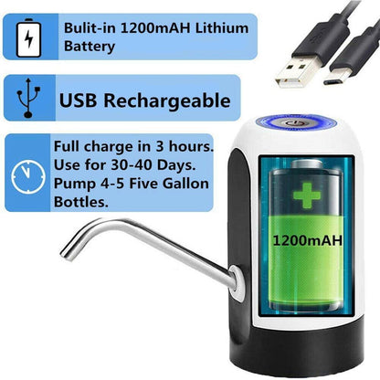USB Rechargeable Automatic Water Dispenser
