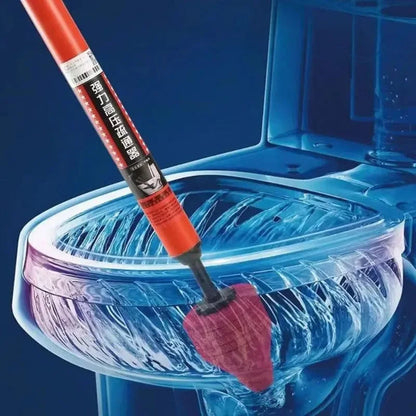 High-Pressure Toilet Plunger for Tough Clogs