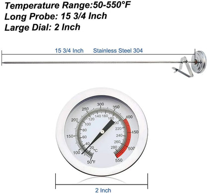 Stainless Steel Deep Fry Thermometer