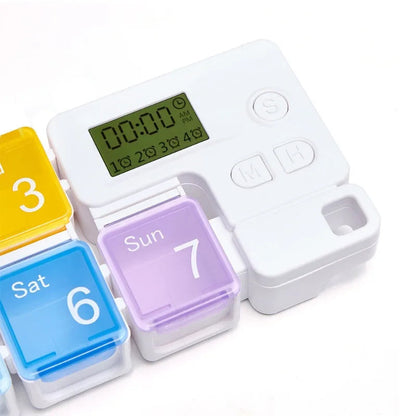 Smart Weekly Pill Organizer With Reminders