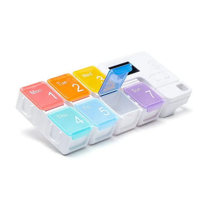Smart Weekly Pill Organizer With Reminders