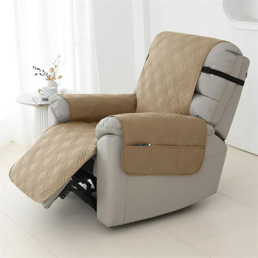 Quilted Waterproof Recliner Chair Cover