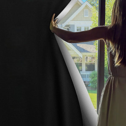 Adhesive Blackout Sun-Blocking Window Shade