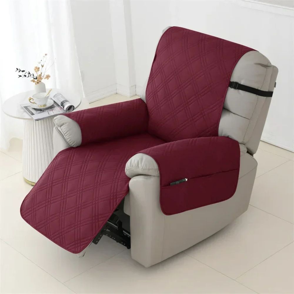 Quilted Waterproof Recliner Chair Cover