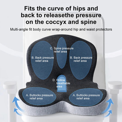 Memory Foam Lumbar Support Cushion