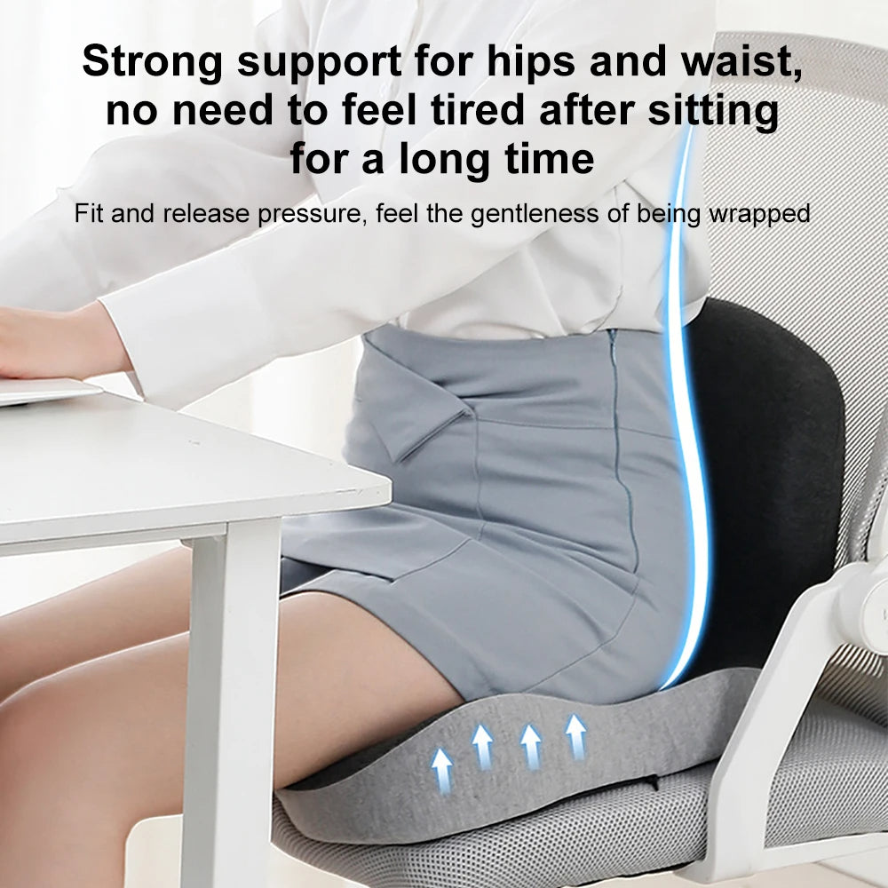 Memory Foam Lumbar Support Cushion