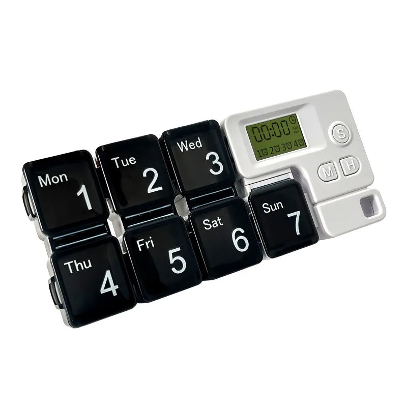 Smart Weekly Pill Organizer With Reminders