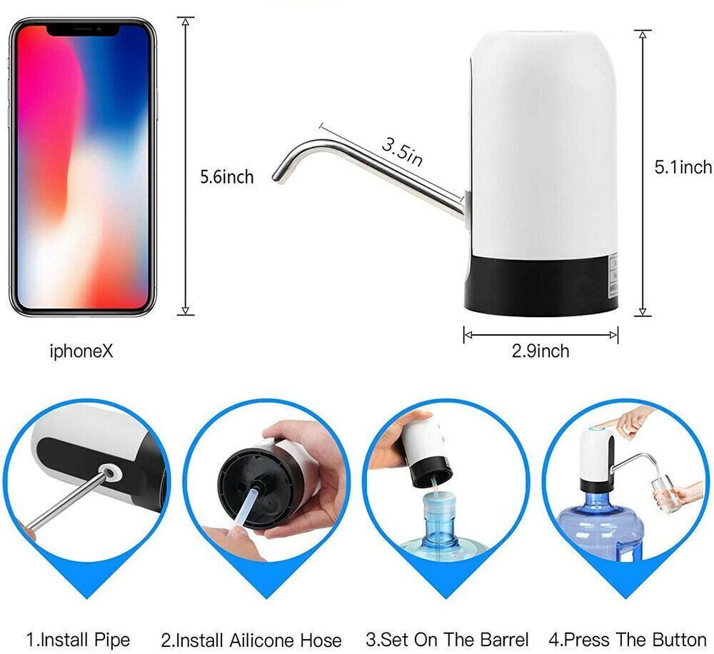 USB Rechargeable Automatic Water Dispenser