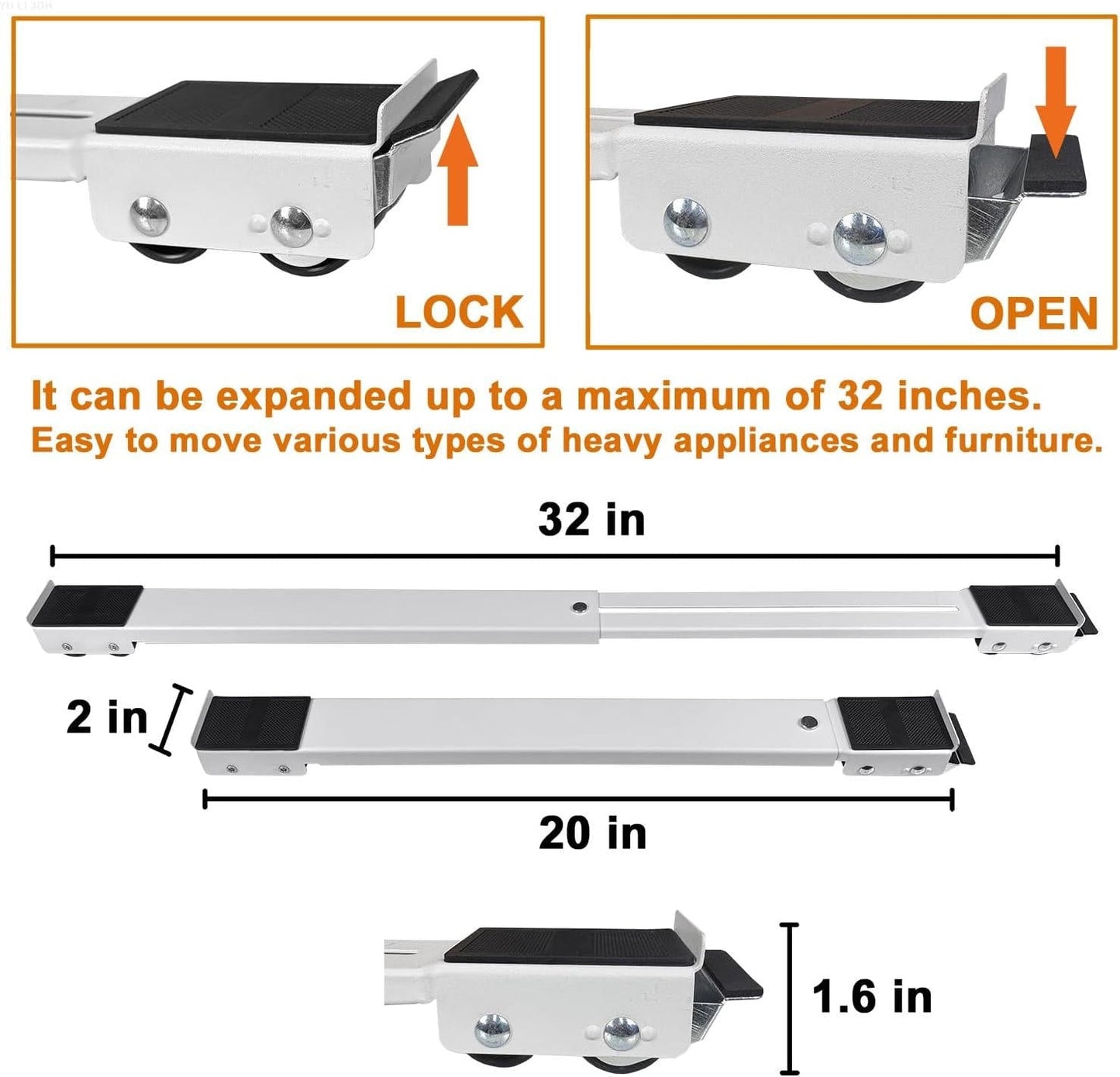 Heavy-Duty Rolling Appliance Base