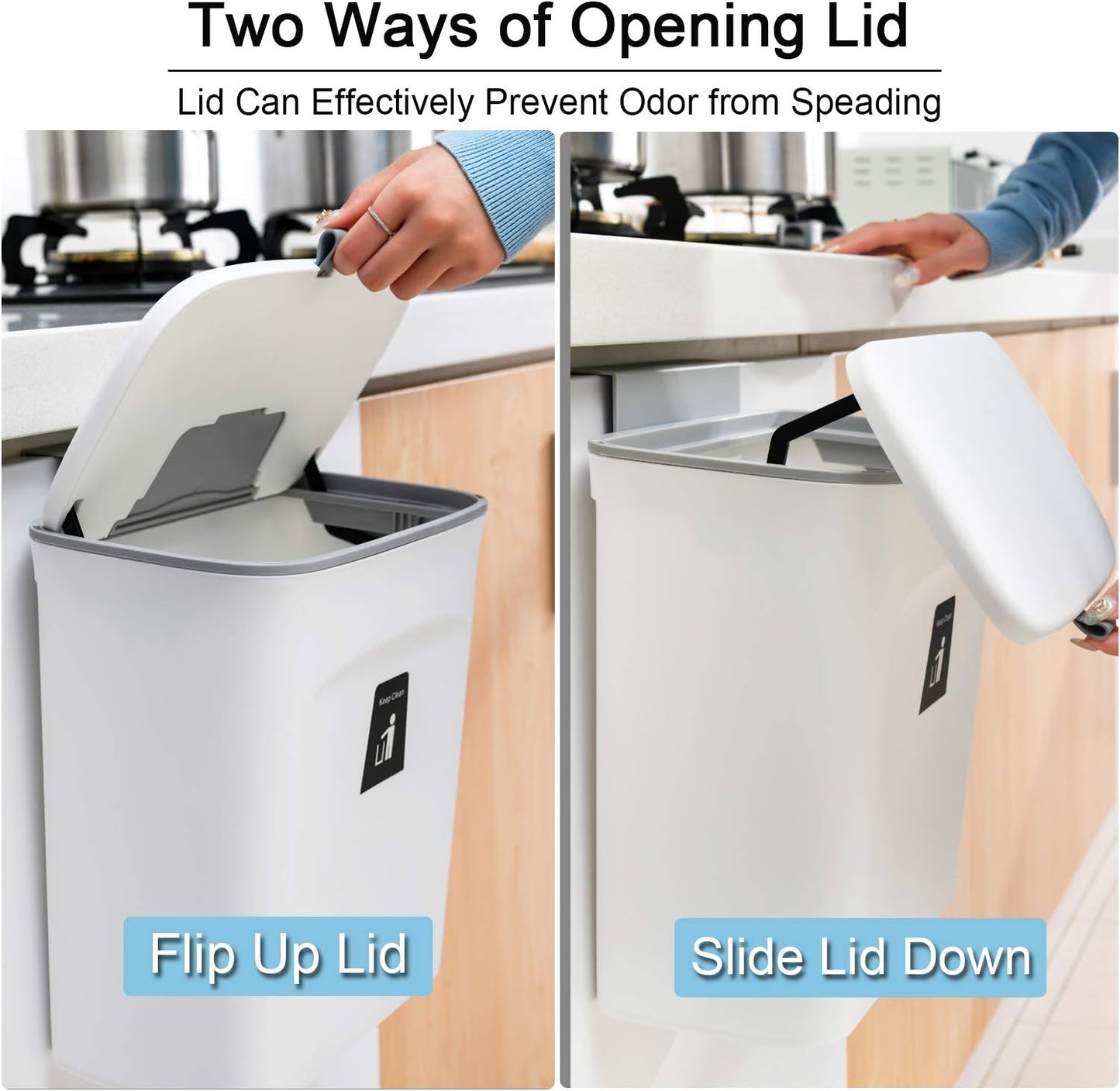 2.4-Gallon Countertop Kitchen Compost Bin