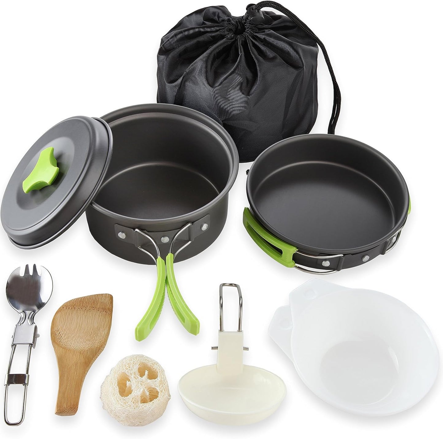 Compact Camping Cookware Backpacking Set