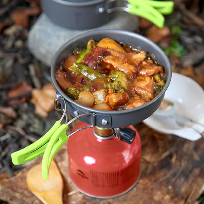 Compact Camping Cookware Backpacking Set