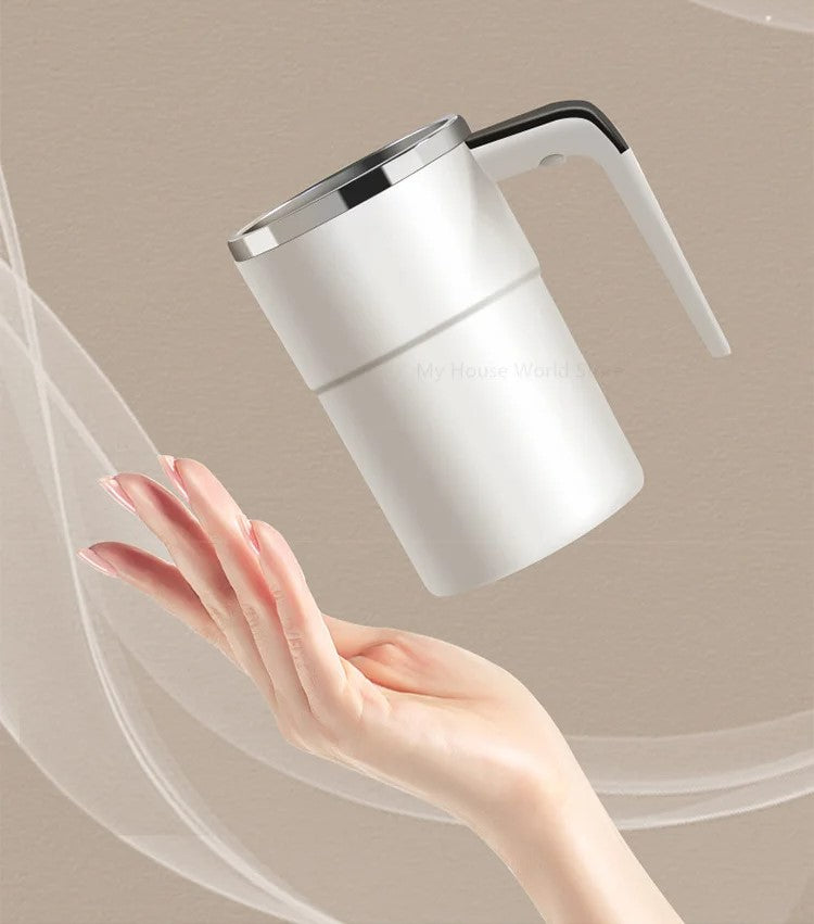 Rechargeable Self-Stirring Travel Mug