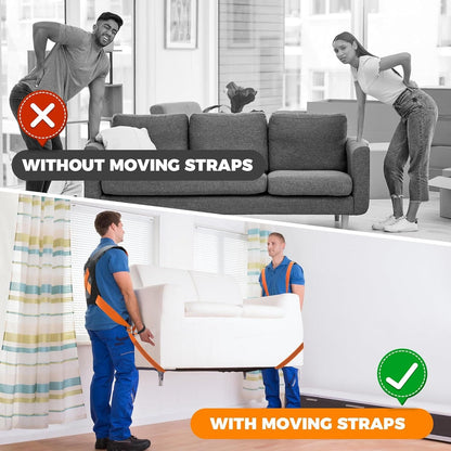 Heavy-Duty Moving Furniture Straps