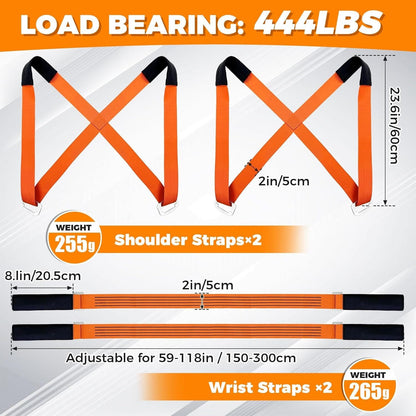 Heavy-Duty Moving Furniture Straps