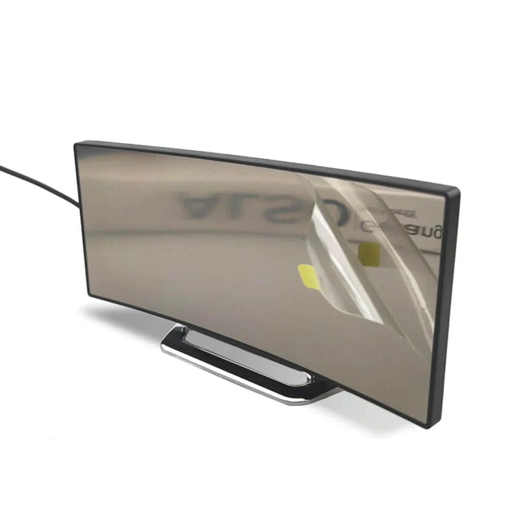 Curved LED Mirror Alarm Clock