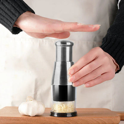 Compact Handheld Garlic Chopper