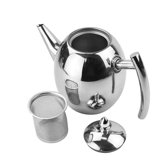 Elegant Stainless Steel Whistling Teapot