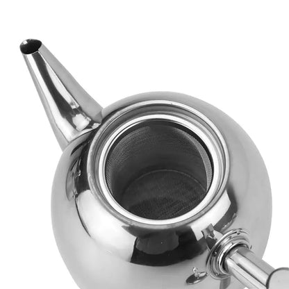Elegant Stainless Steel Whistling Teapot