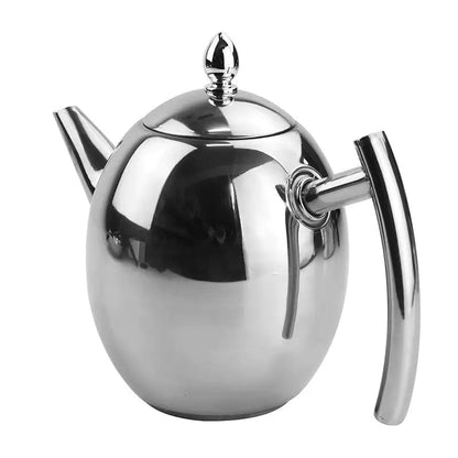 Elegant Stainless Steel Whistling Teapot