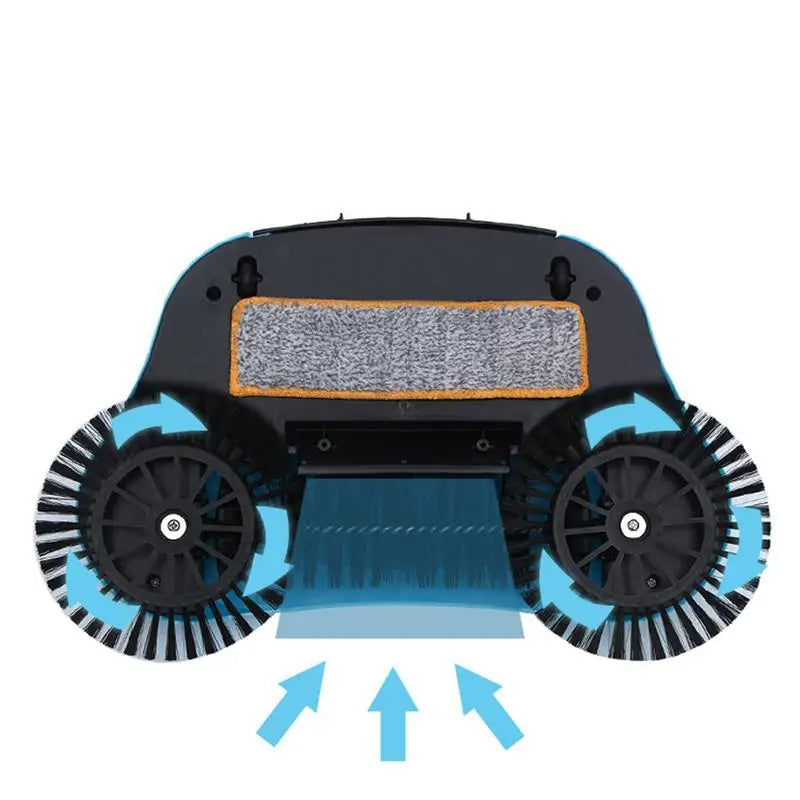 2-in-1 Rotating Bristle Sweeper Broom