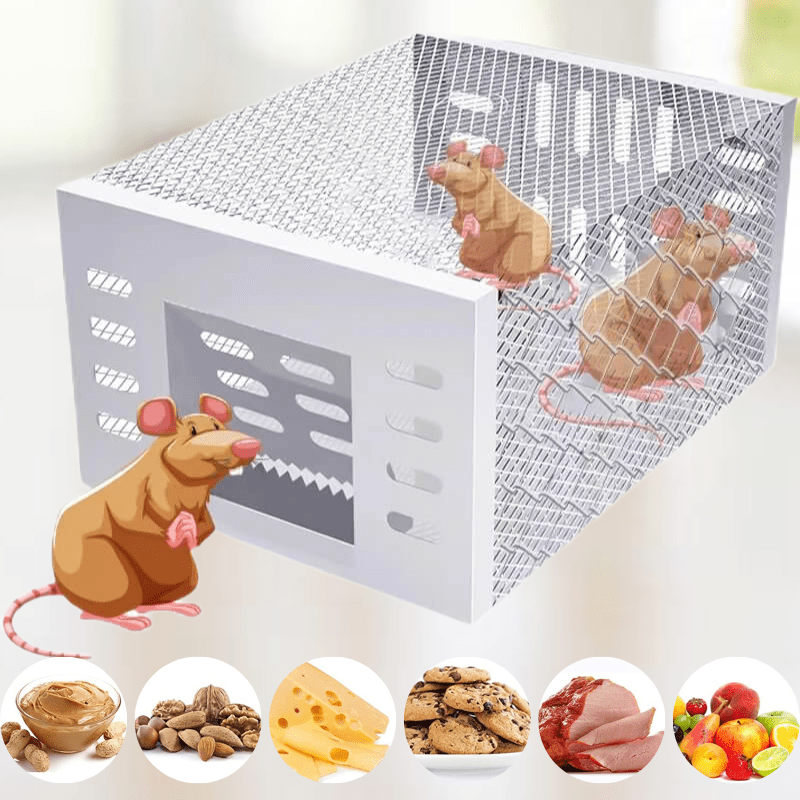 Reusable Humane Live-Catch Mouse Trap