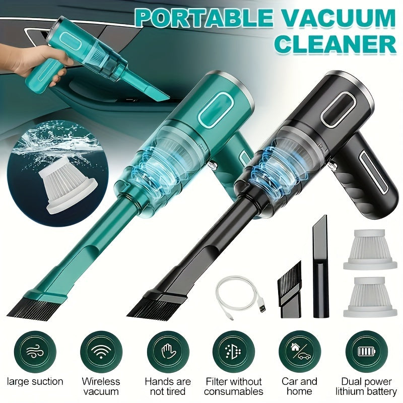 Cordless USB Vacuum for Car and Home