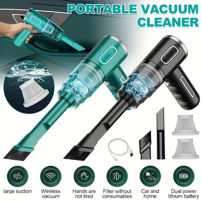 Cordless USB Vacuum for Car and Home