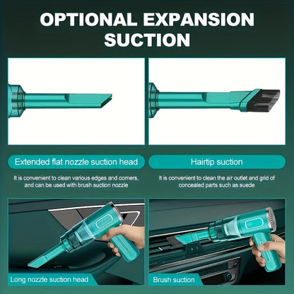 Cordless USB Vacuum for Car and Home