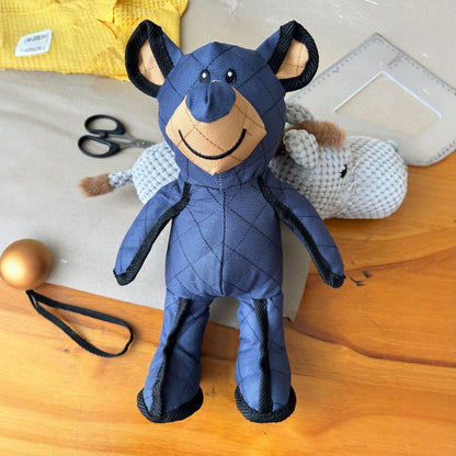 Tough Plush Bear Toy for Playful Dogs