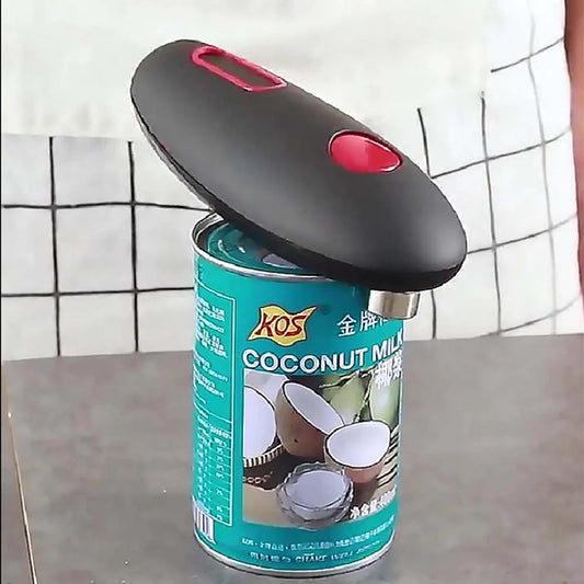 Hands-Free Automatic Can Opener for Kitchens