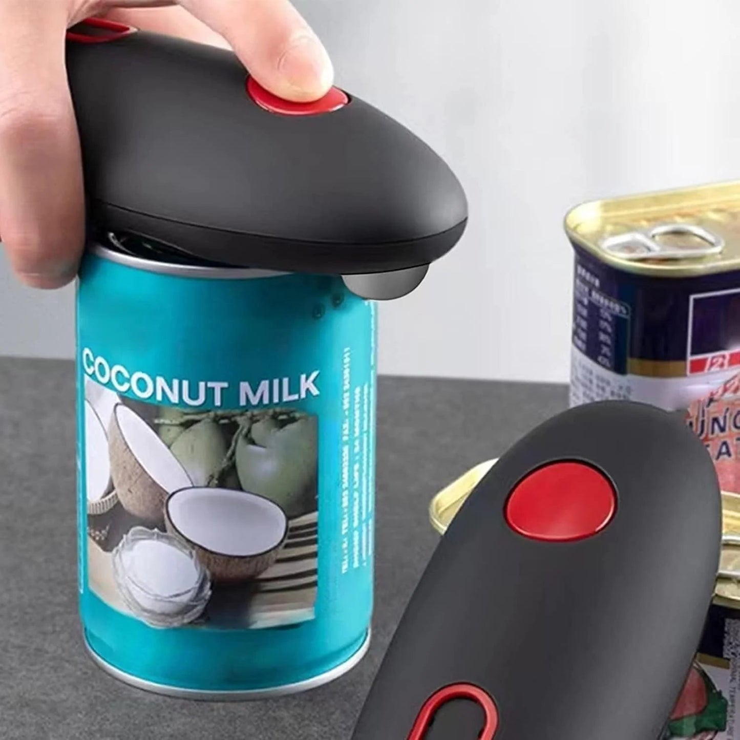 Hands-Free Automatic Can Opener for Kitchens