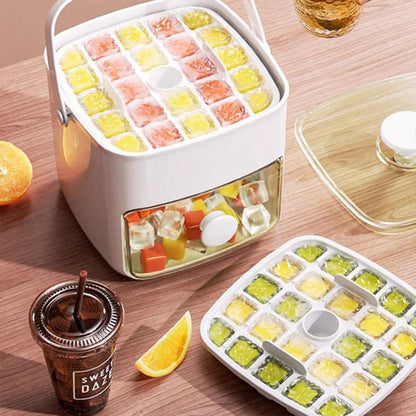 Push-Out Silicone Ice Cube Tray
