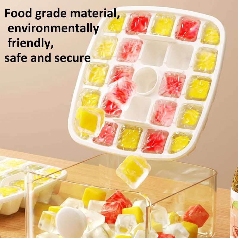 Push-Out Silicone Ice Cube Tray